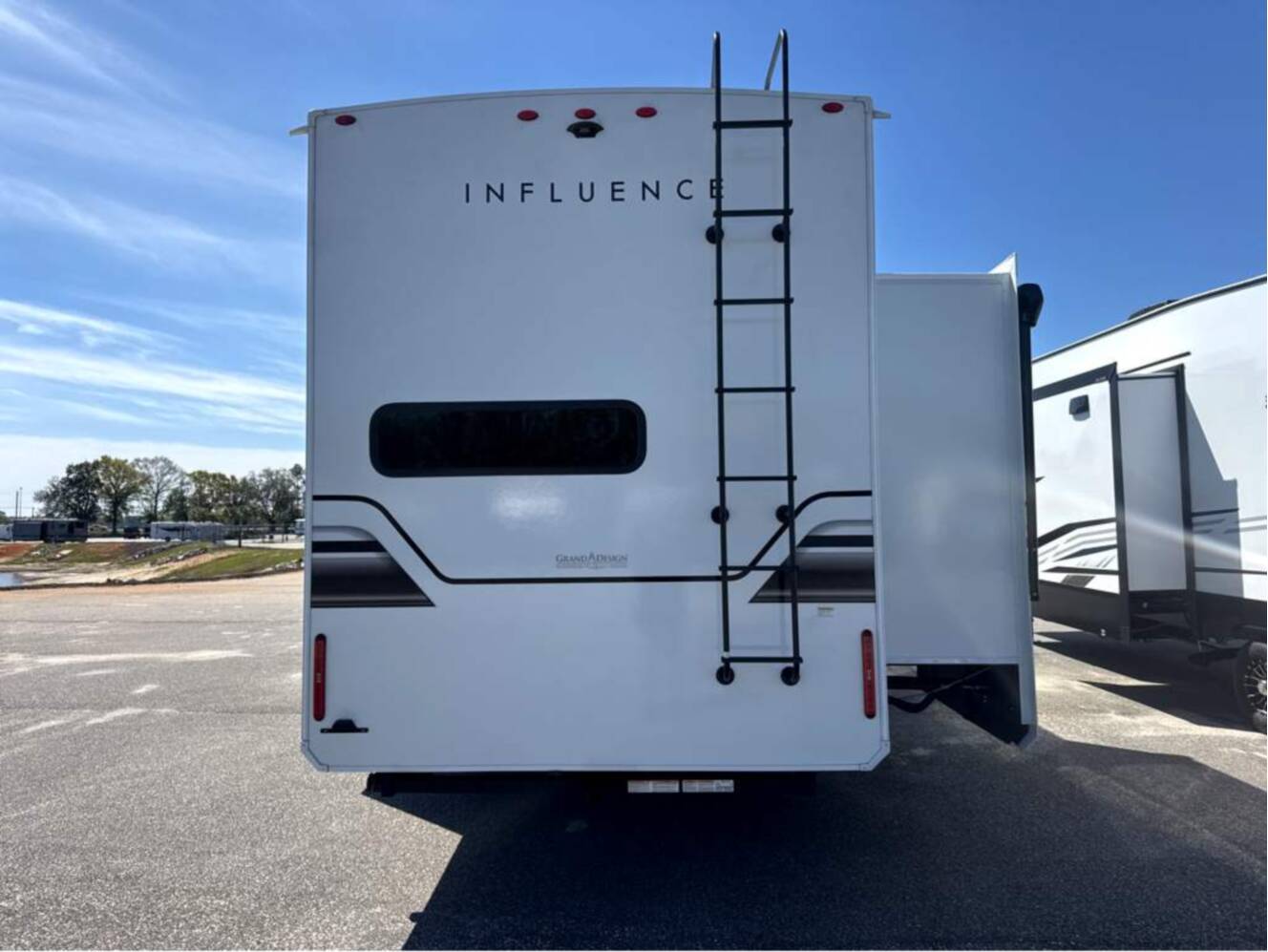A photo of this 2026 Grand Design Influence 3203GK