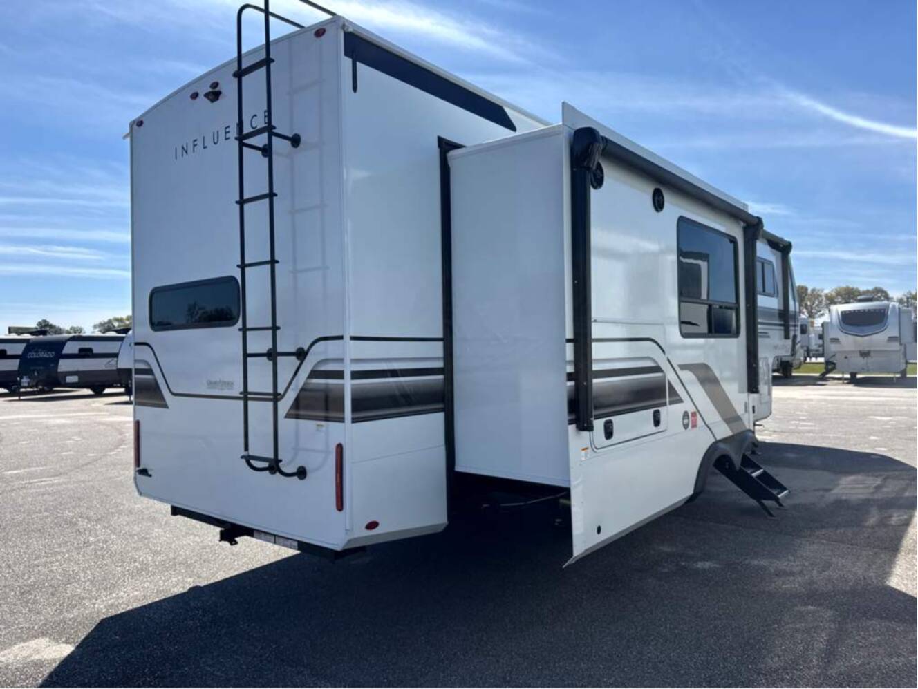 A photo of this 2026 Grand Design Influence 3203GK
