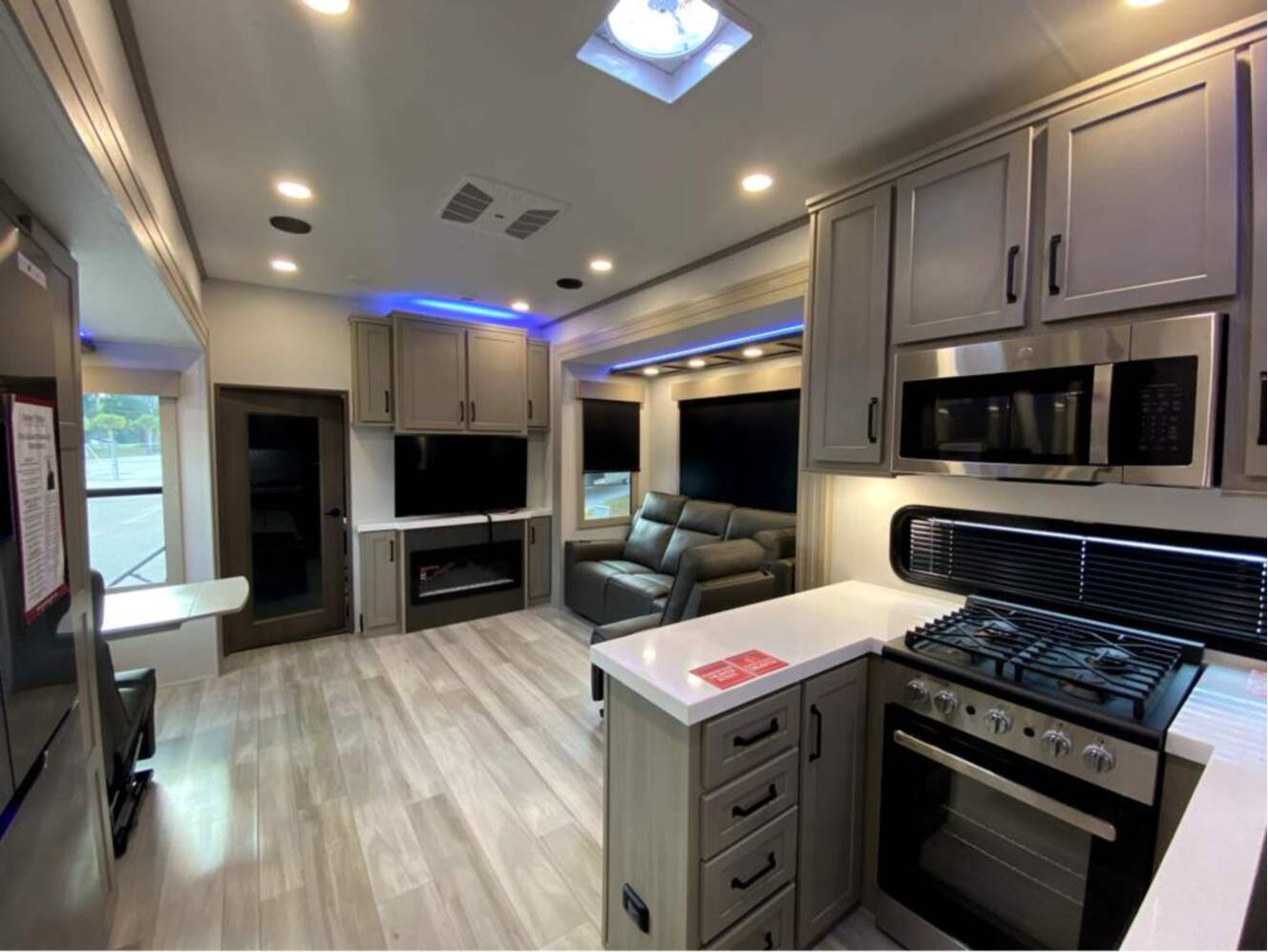A photo of this 2026 Grand Design Momentum M-Class 414M