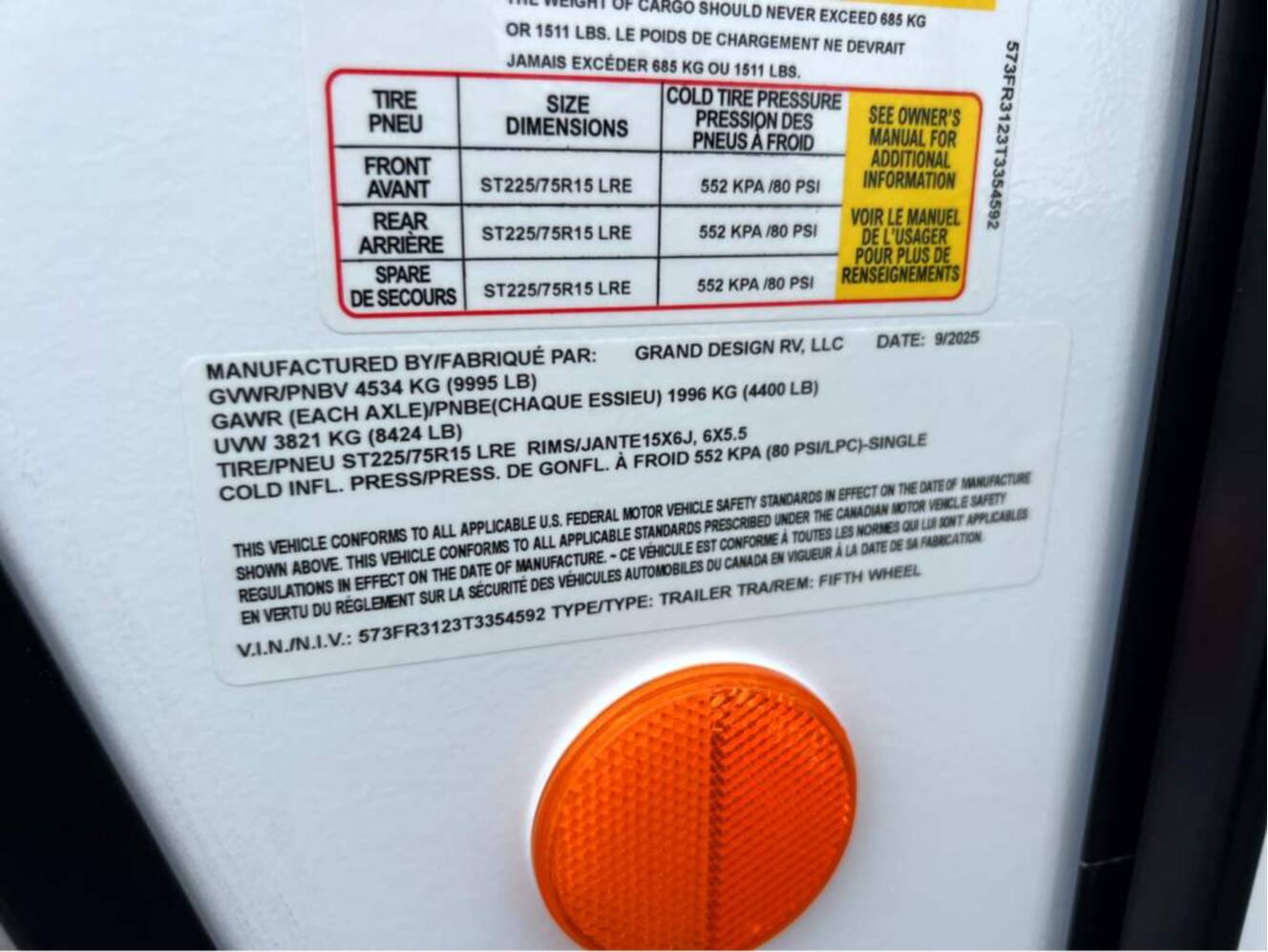 A photo of this 2026 Grand Design Reflection 150 Series 270BN