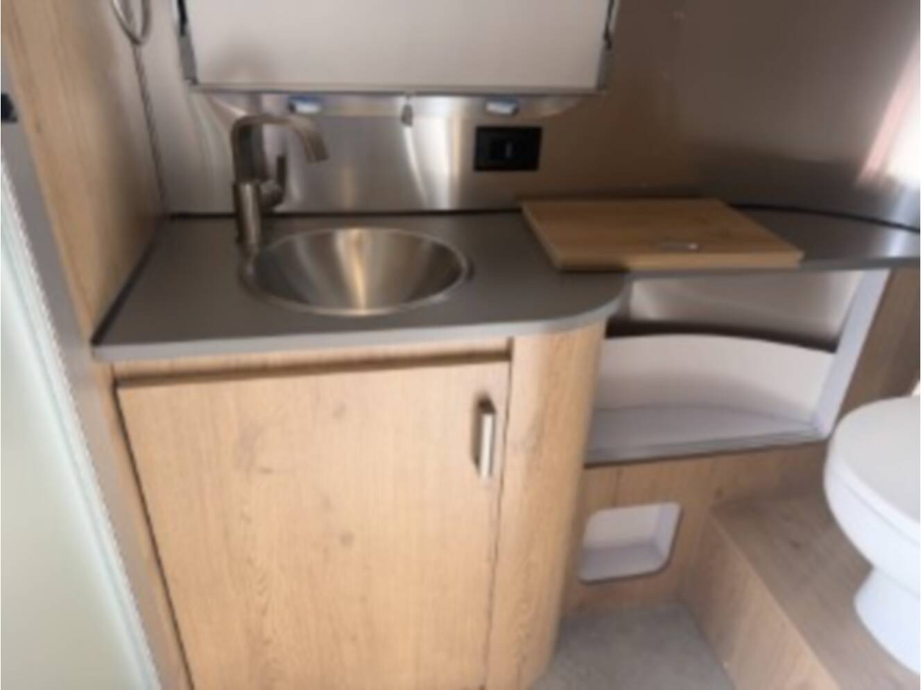 A photo of this 2026 Airstream Trade Wind 23FBT