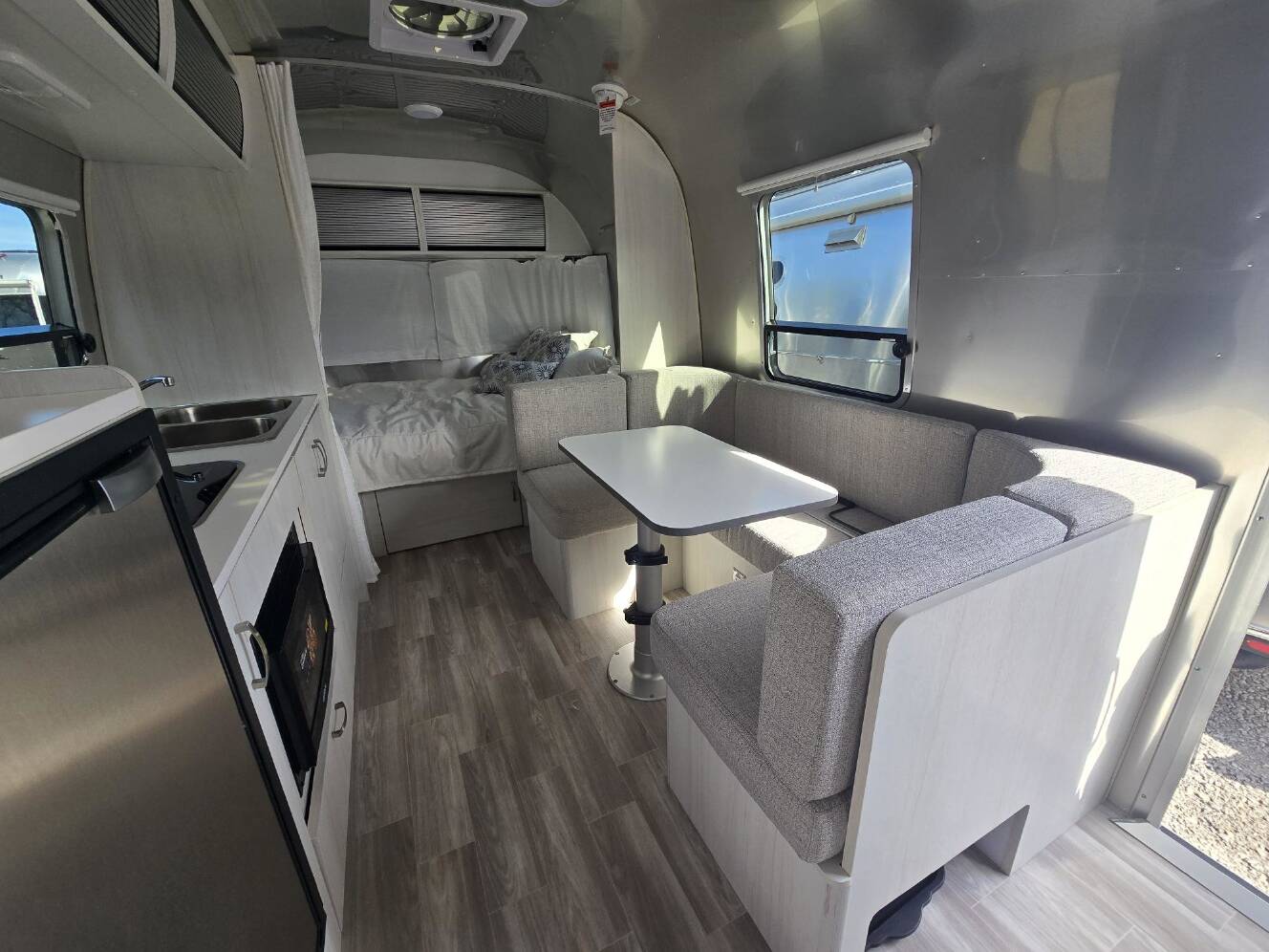 A photo of this 2026 Airstream Bambi 22FB