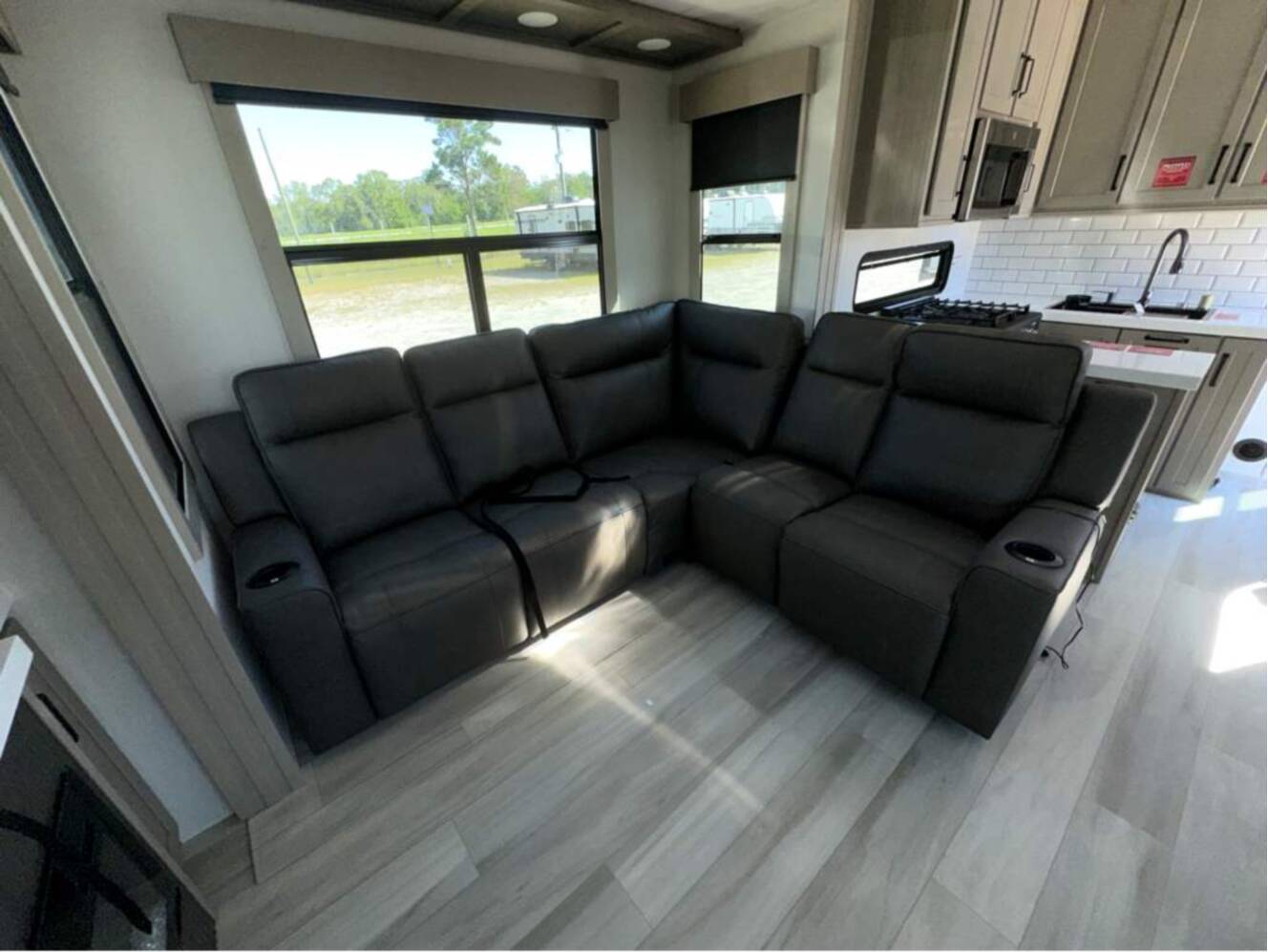 A photo of this 2026 Grand Design Momentum M-Class 414M