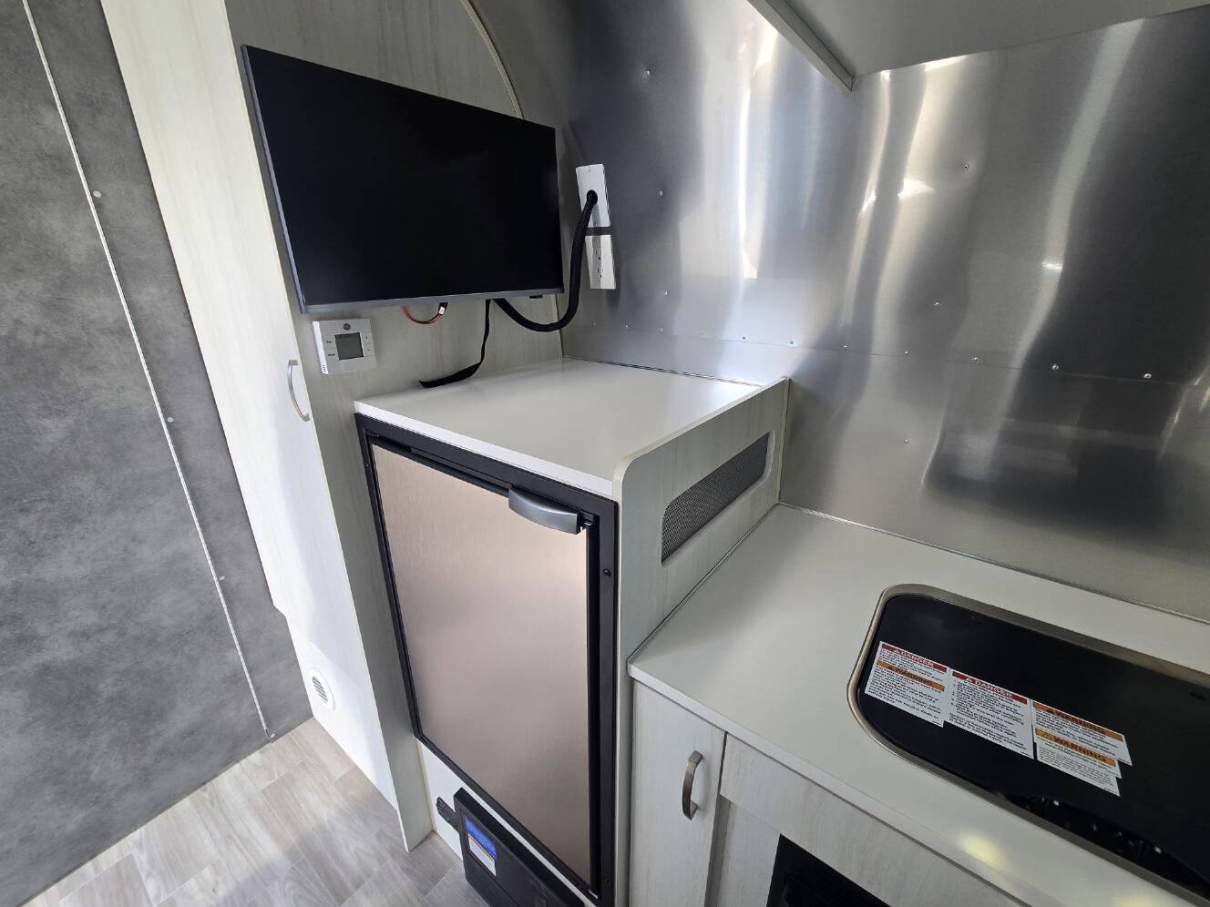A photo of this 2026 Airstream Bambi 22FB