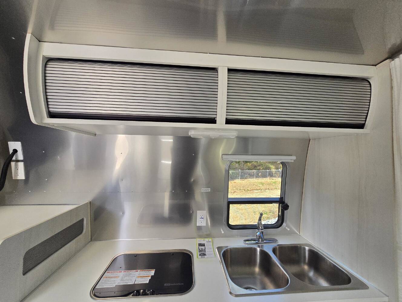 A photo of this 2026 Airstream Bambi 22FB