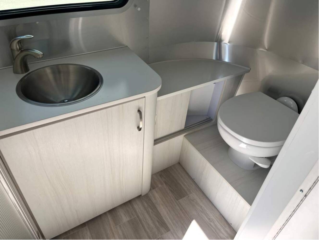 A photo of this 2026 Airstream Bambi 22FB