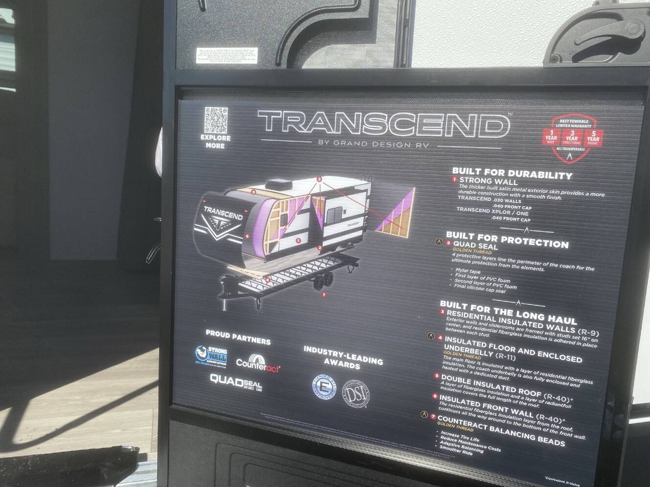 A photo of this 2026 Grand Design Transcend XPLOR 23BHX