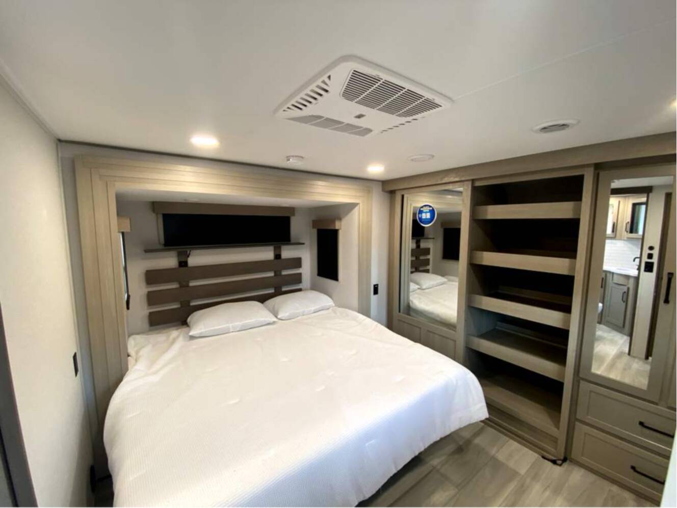 A photo of this 2026 Grand Design Momentum M-Class 414M
