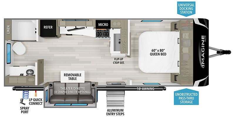 A photo of this 2026 Grand Design Imagine XLS 22RBE