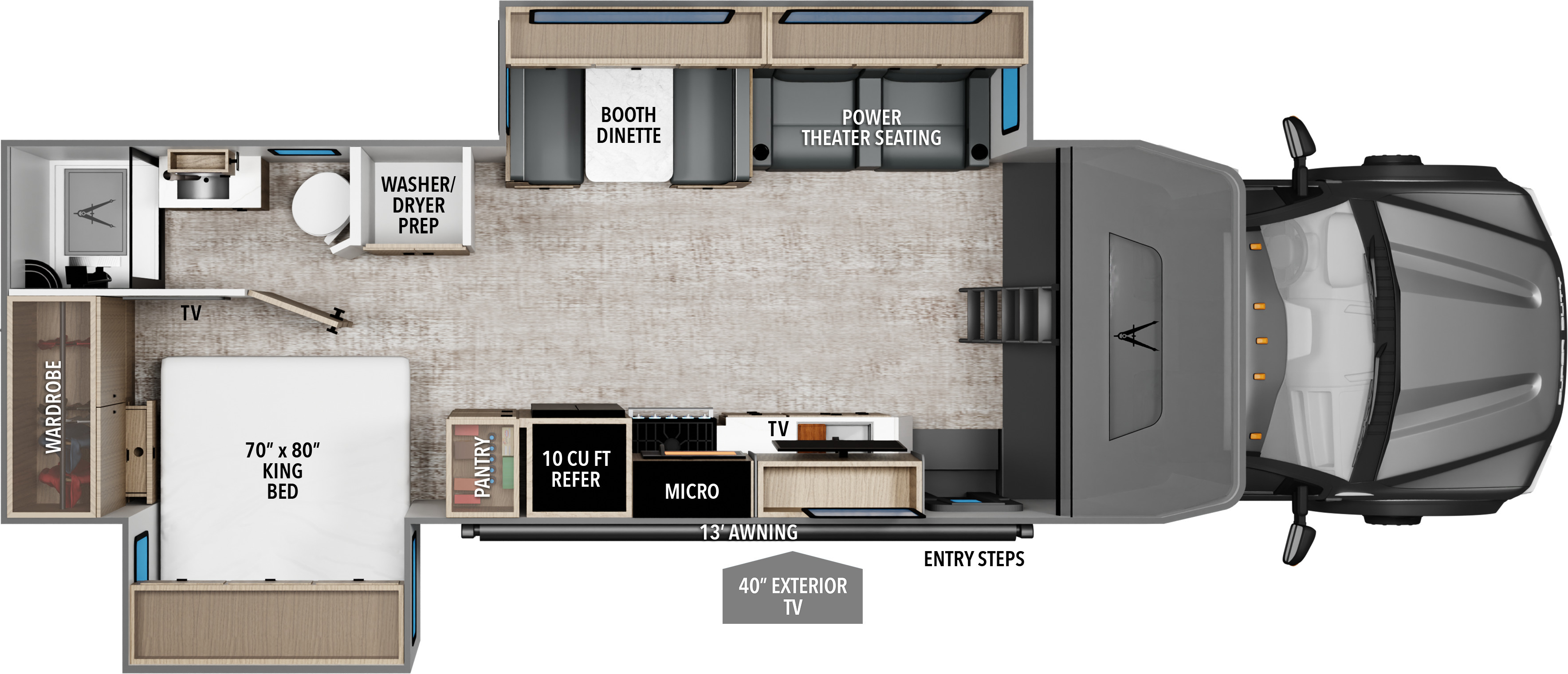 A photo of this 2026 Grand Design Lineage Series F 31ZW