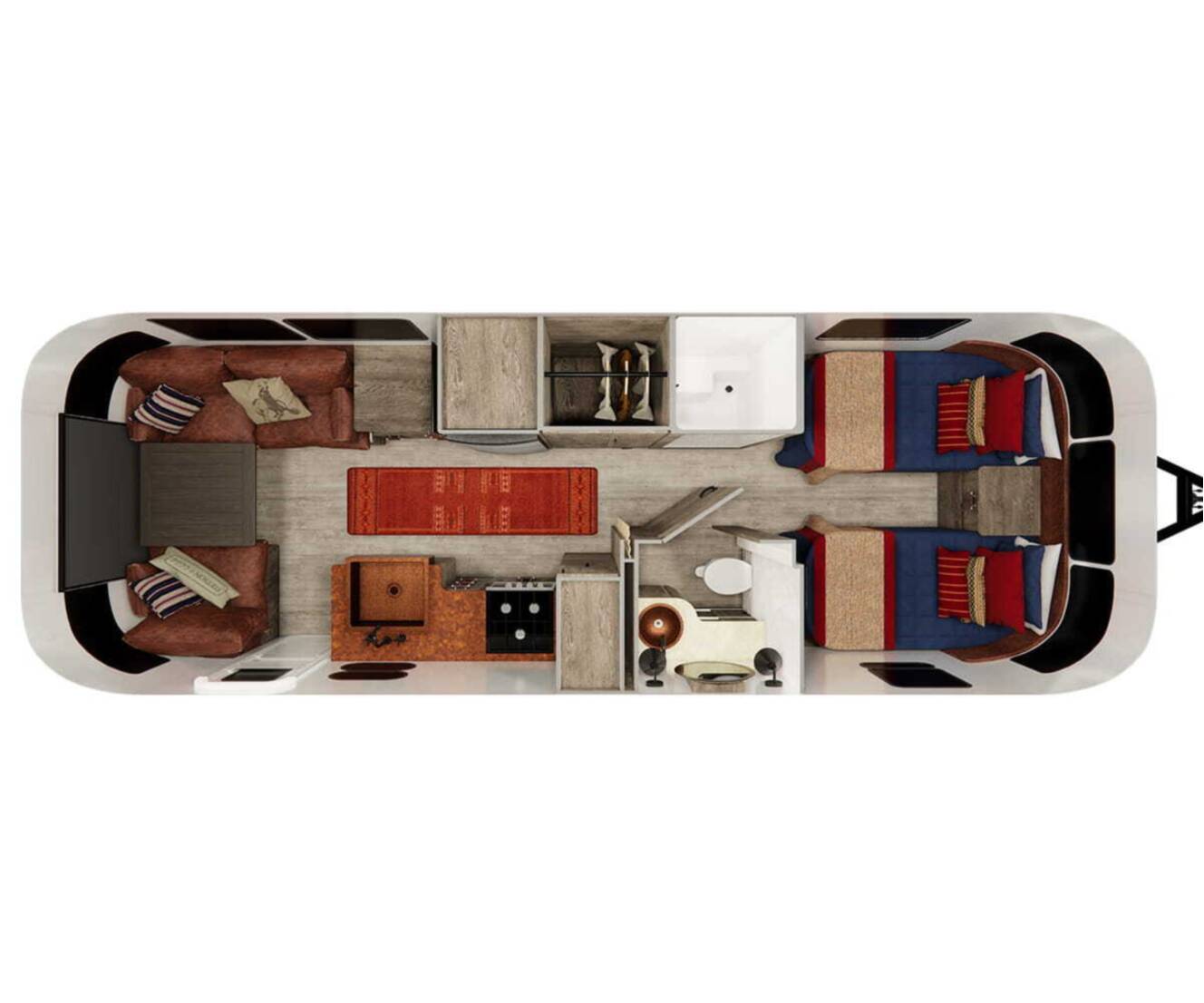 A photo of this 2026 Airstream Stetson 6666 27FB Twin