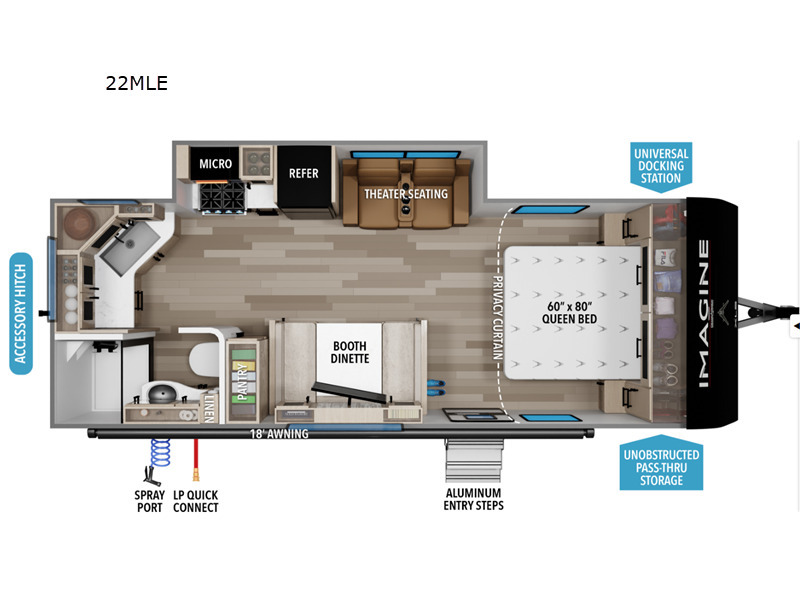A photo of this 2027 Grand Design Imagine XLS 22MLE