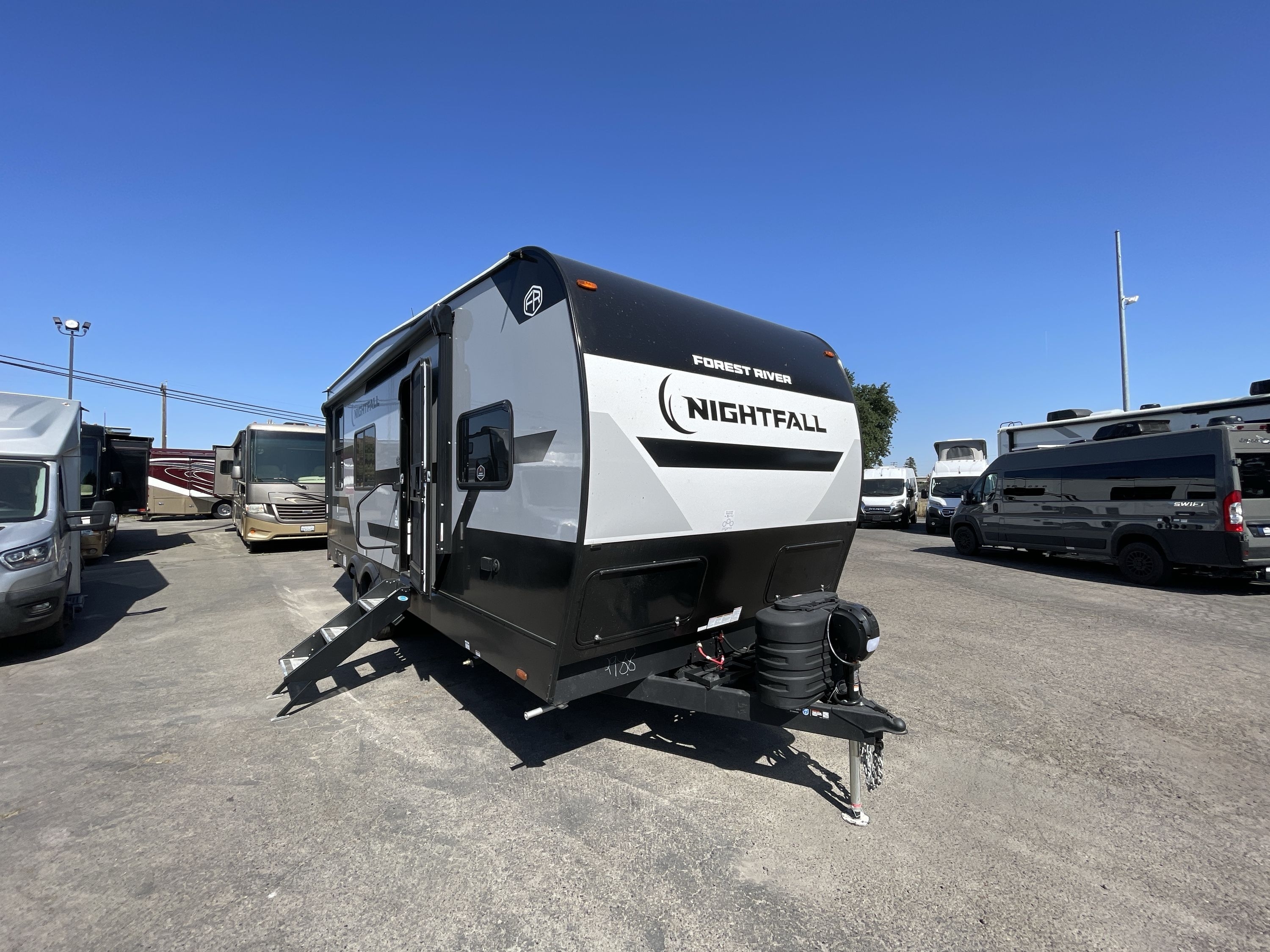 2026 Forest River NIGHTFALL 22NFG Travel Trailer Toy Hauler RV