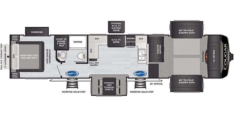 2023 Keystone COUGAR 354FLS in idabel OK