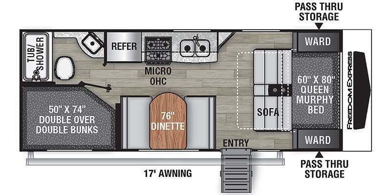2023 Coachmen Freedom Express Select 22SE in krebs OK