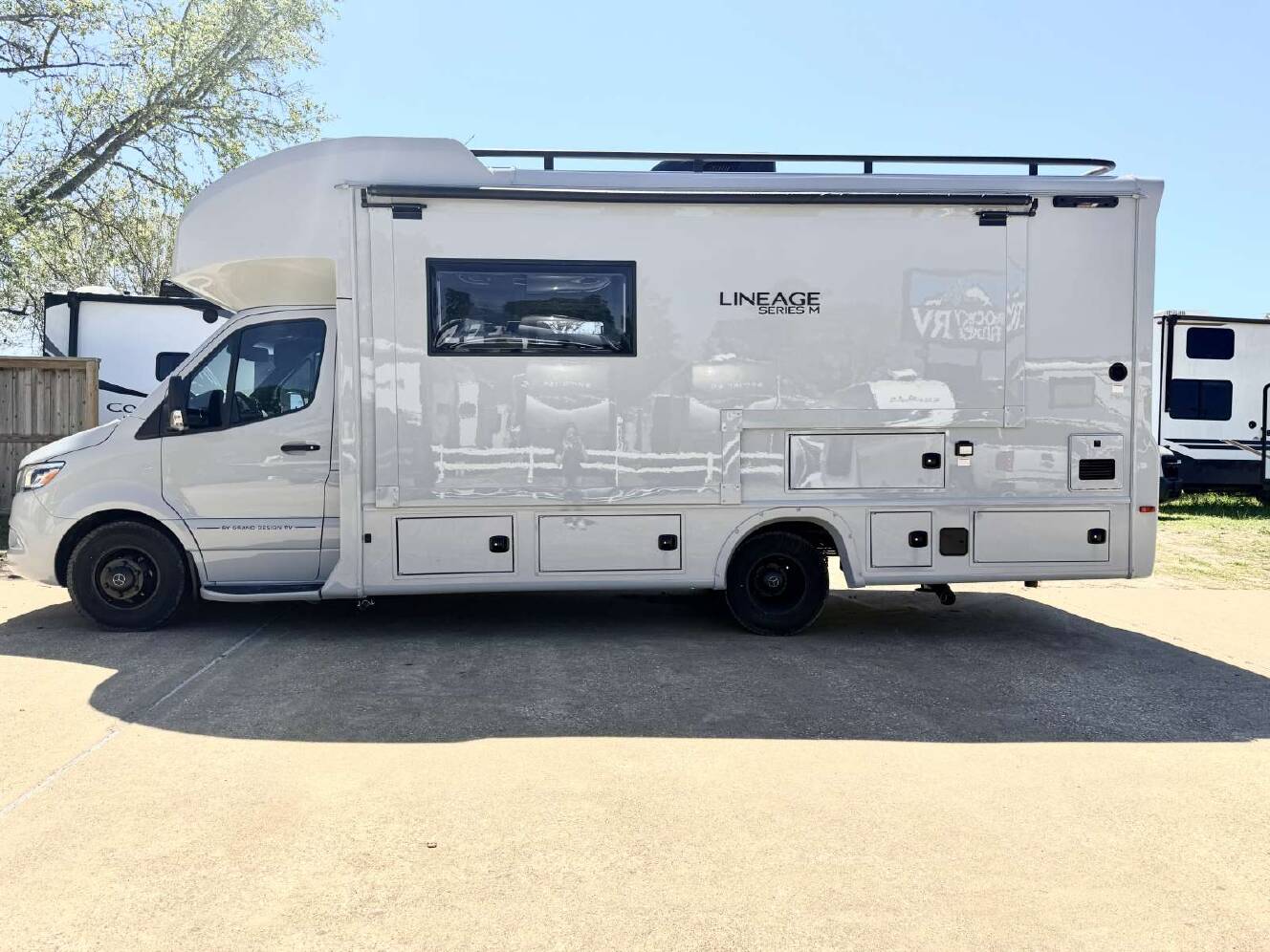 A photo of this 2026 Grand Design Lineage Series M 25FW