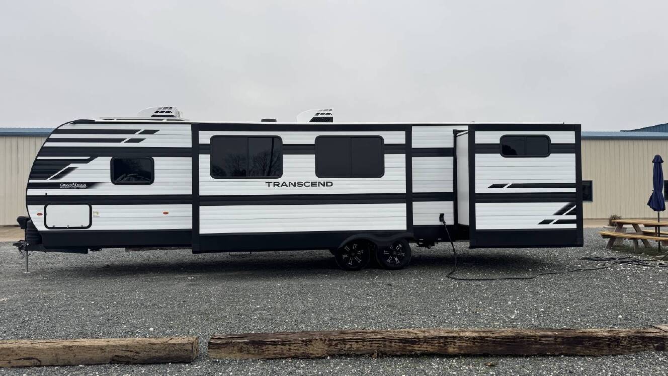 A photo of this 2026 Grand Design TRANSCEND 325BHT