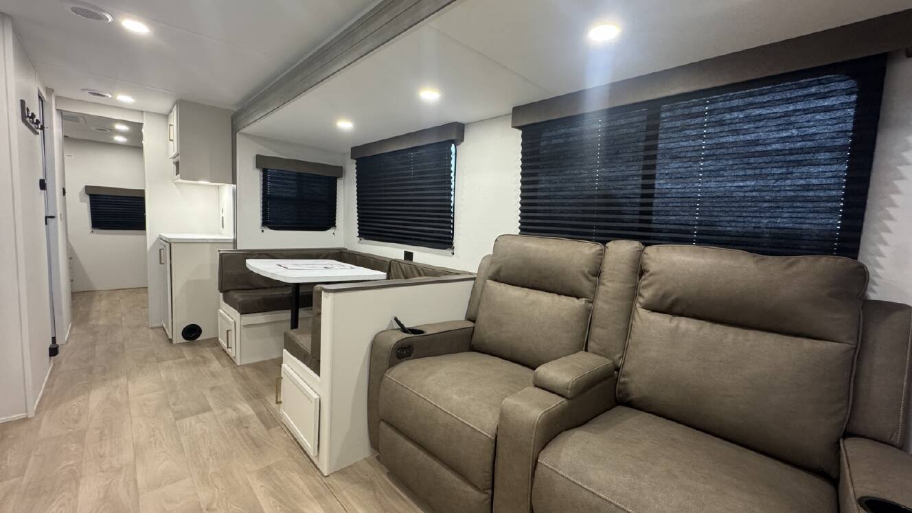 A photo of this 2026 Grand Design TRANSCEND 325BHT
