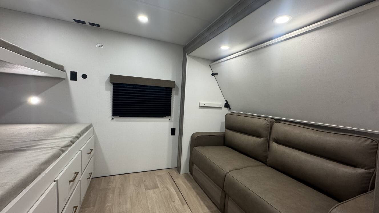 A photo of this 2026 Grand Design TRANSCEND 325BHT