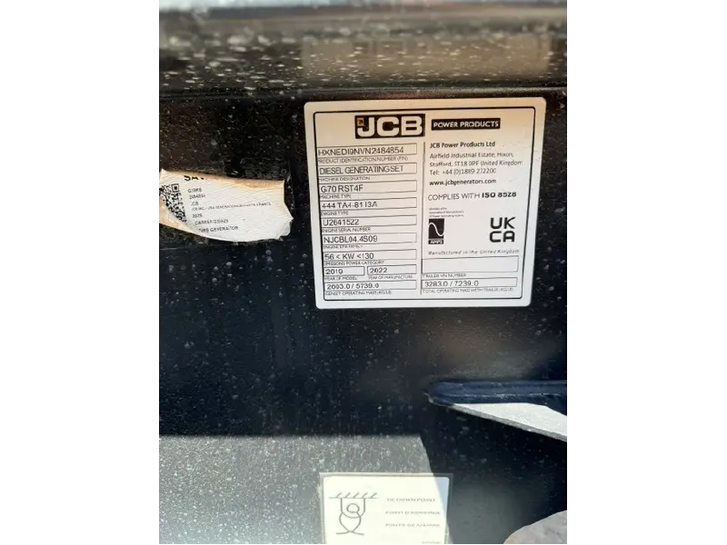2022 JCB G70RS