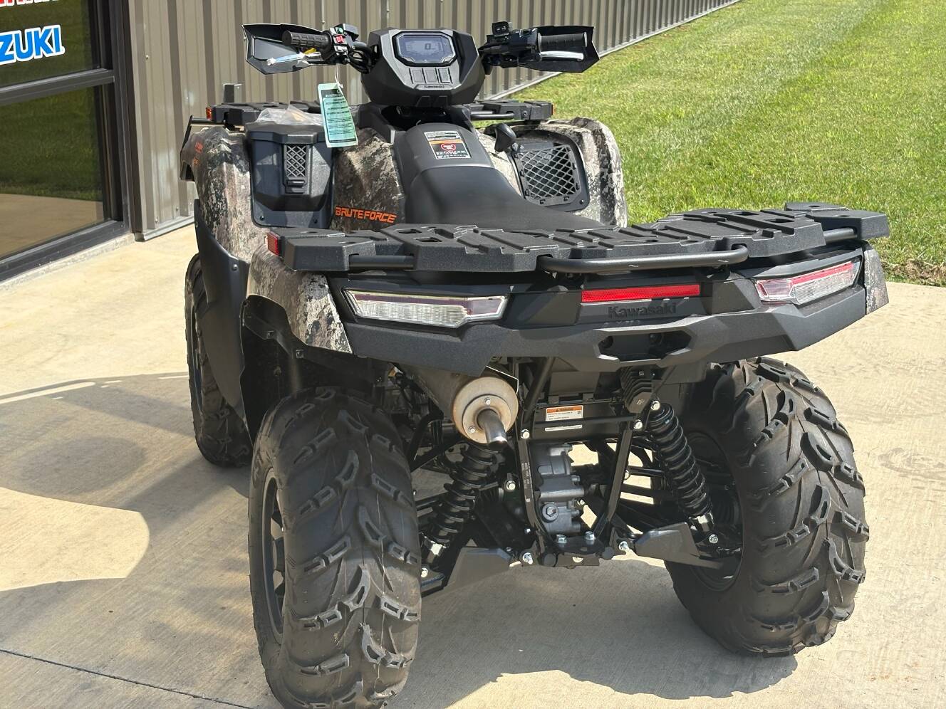 A photo of this 2026 Kawasaki Brute Force® 750 SE EPS Camo