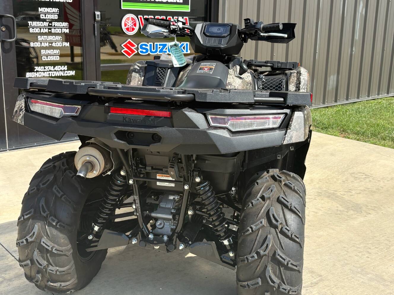 A photo of this 2026 Kawasaki Brute Force® 750 SE EPS Camo