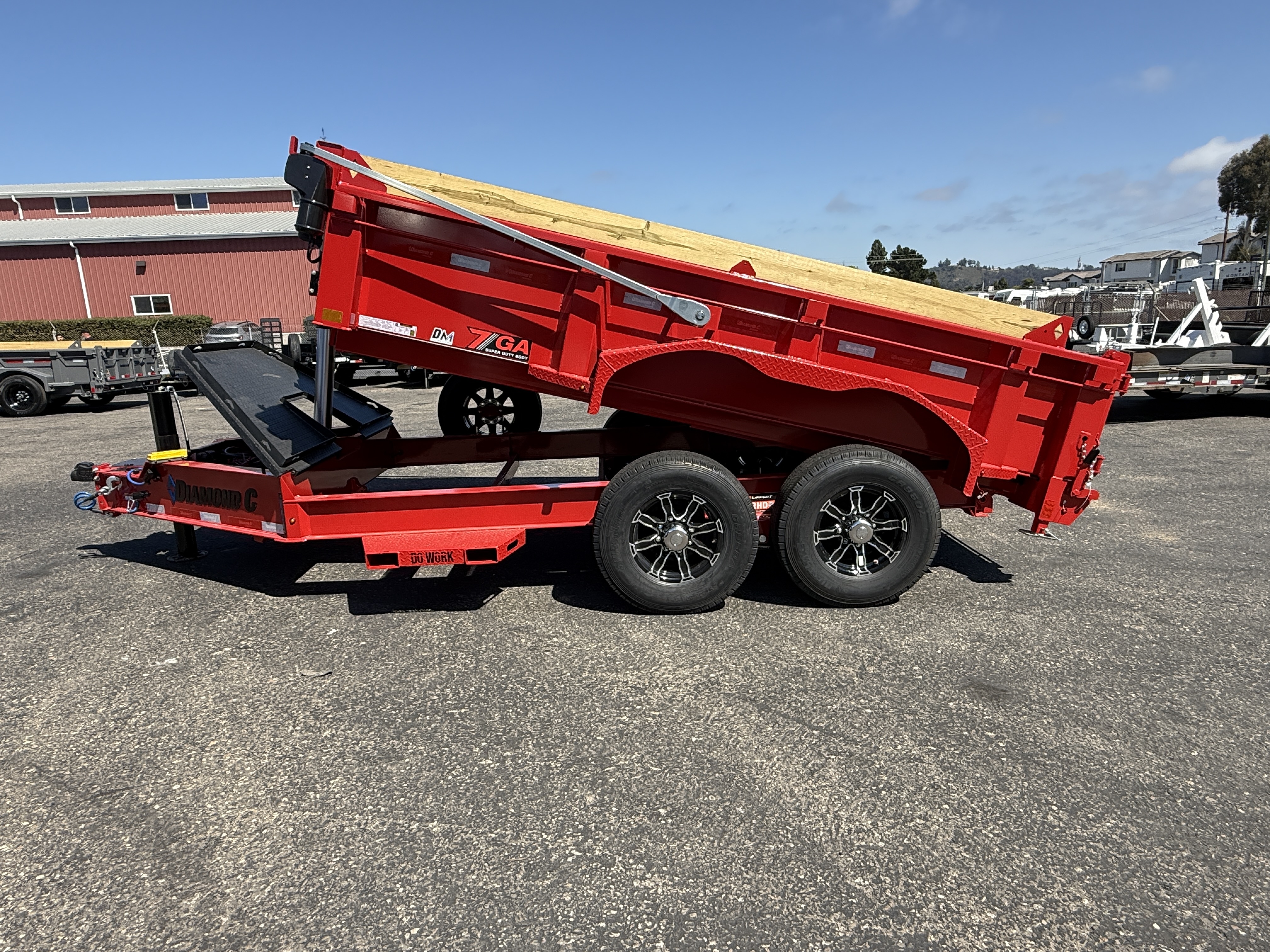 2026 DIAMOND C 7X12X24 LPT207 LOW PROFILE DUMP TRAILER in Arroyo Grande, CA