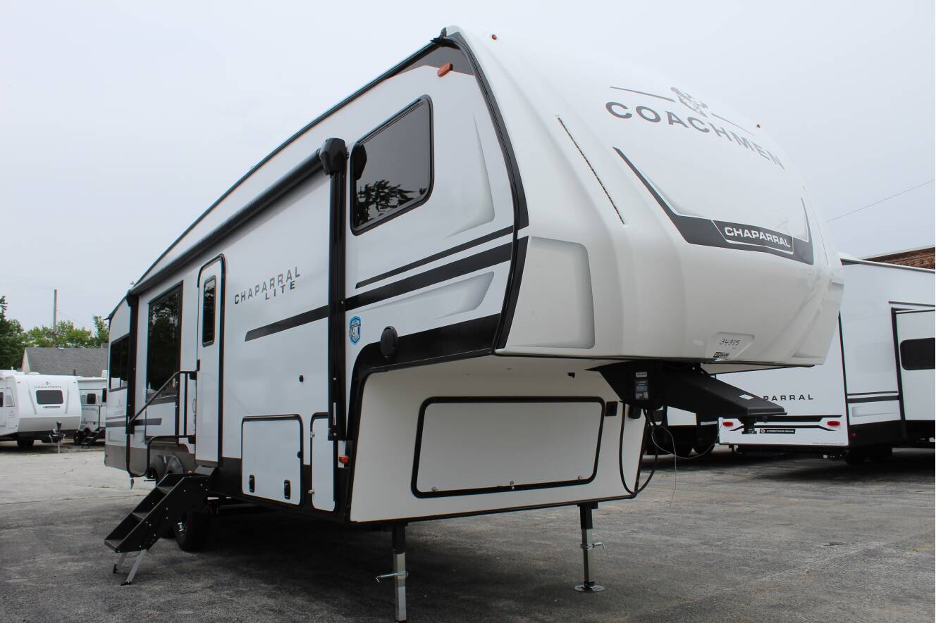 A photo of this 2027 Coachmen CHAPARRAL LITE 27BAR