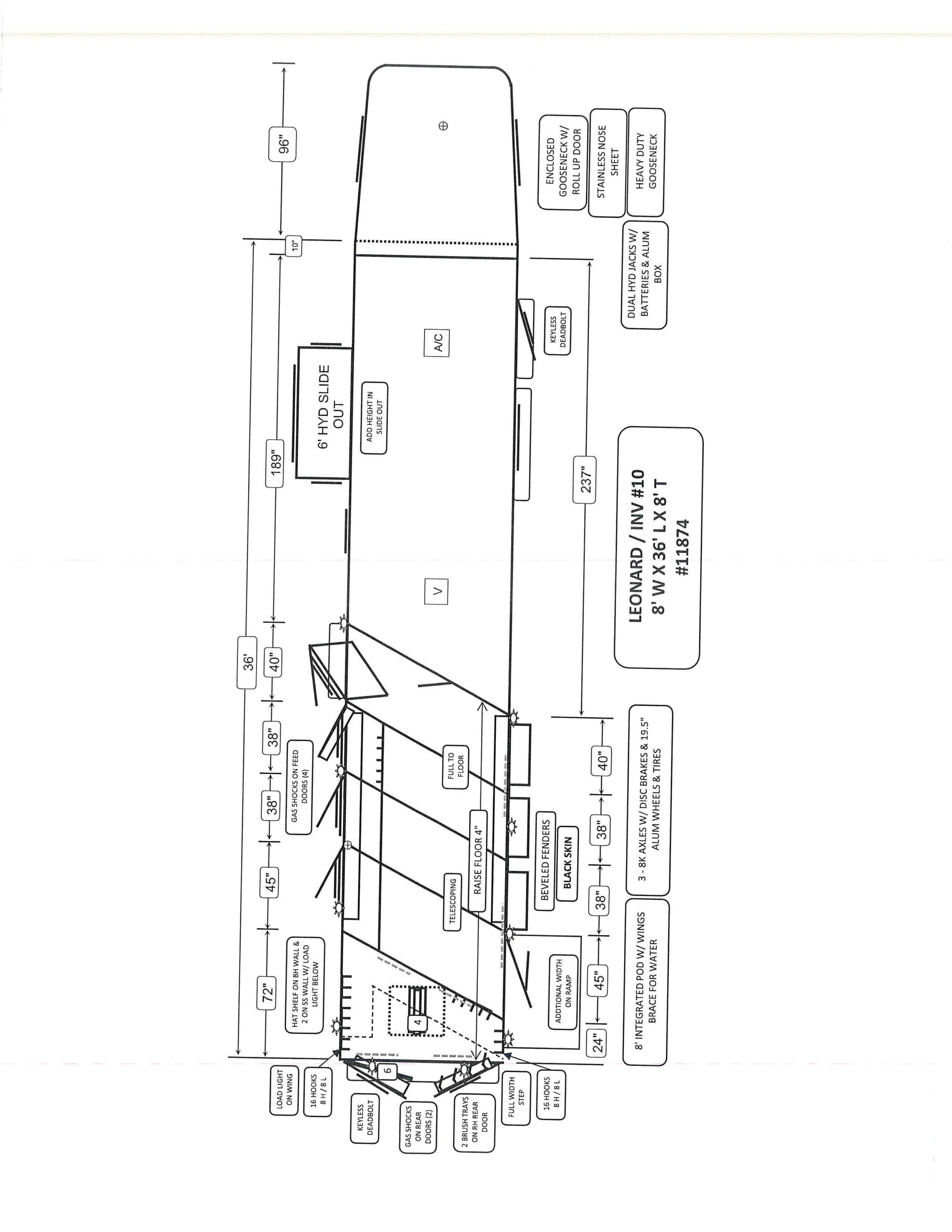2027 BLOOMER TRAILERS 4 HORSE 15'6" SIDE LOAD in North Jackson, OH