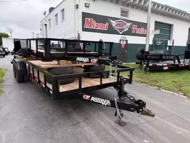 2025 Anderson Manufacturing 6X14 OPEN UTILITY Landscape Trailer in Miami, FL