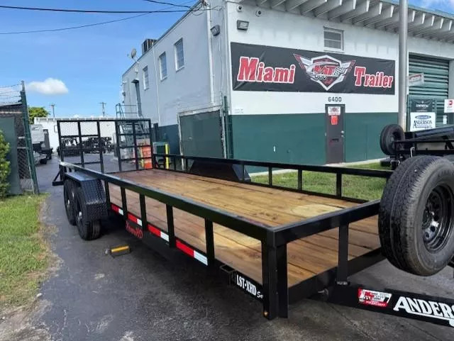 2025 Anderson Manufacturing 7X22 OPEN UTILITY/ LANDSCAPE/ ATV Trailer in Miami, FL