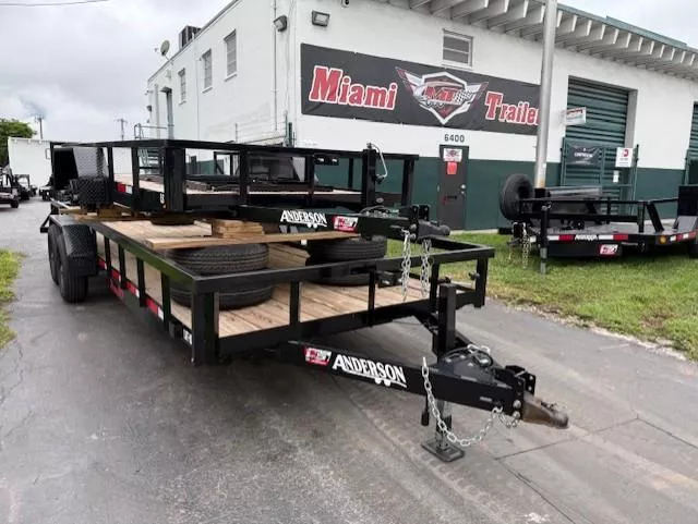 2025 Anderson Manufacturing 7X22 OPEN UTILITY Landscape Trailer in Miami, FL