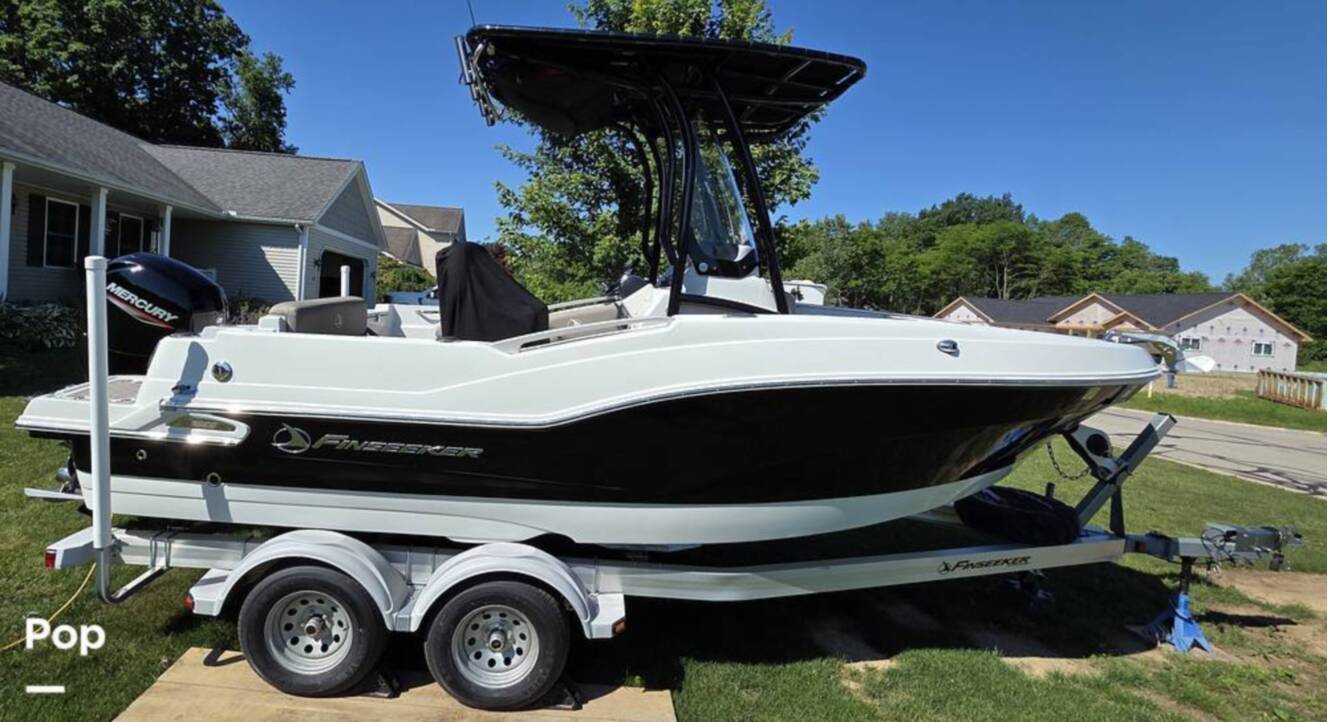 A photo of this 2021 Crownline Finseeker 200CC
