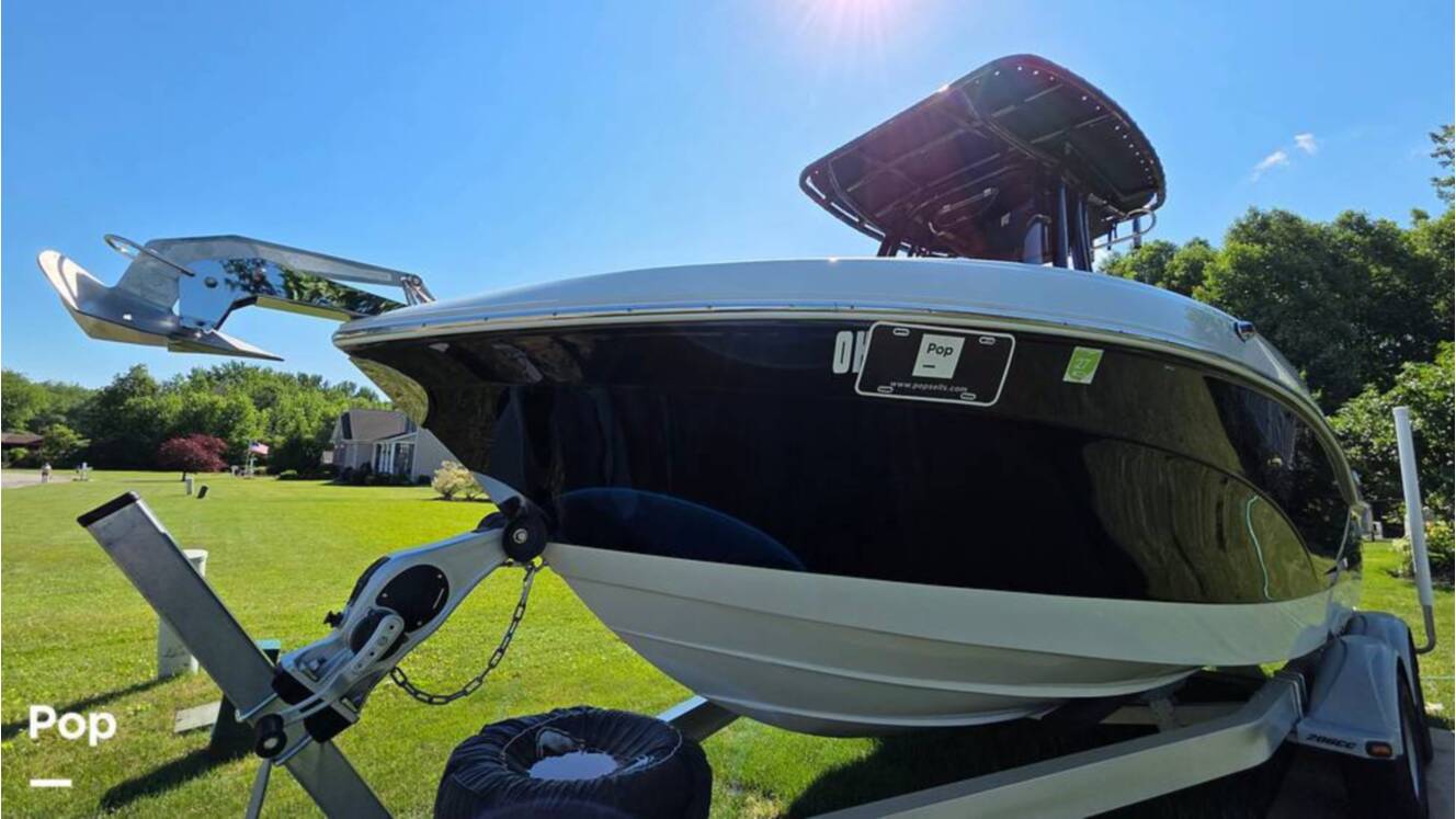 A photo of this 2021 Crownline Finseeker 200CC