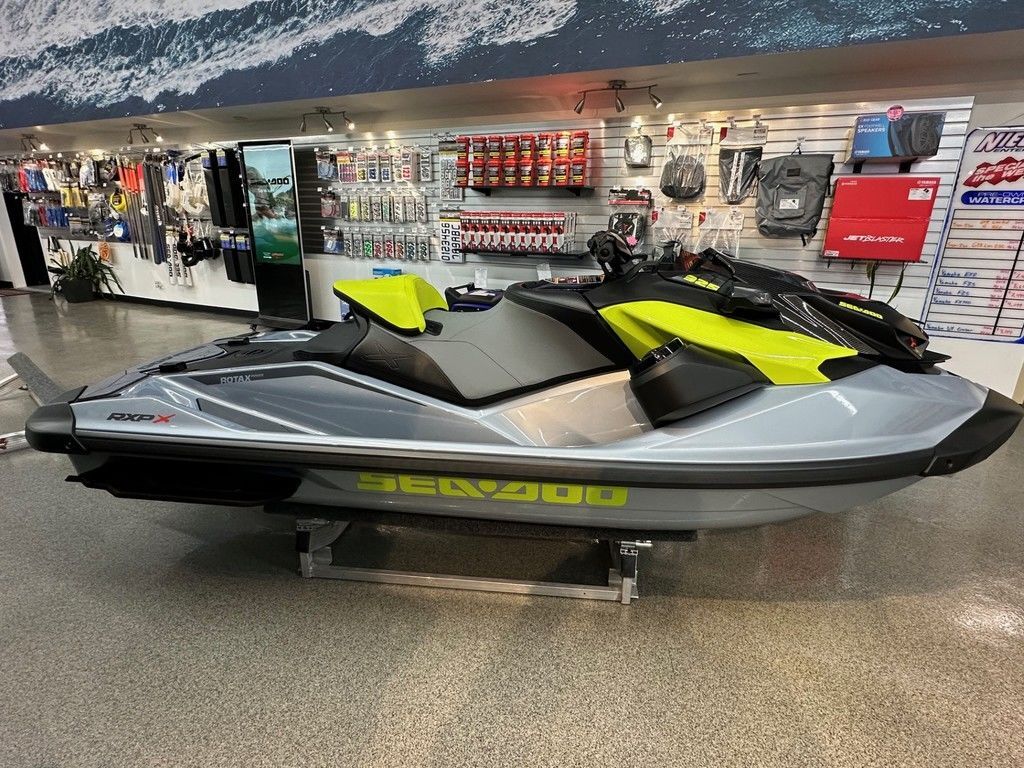 2026 Sea-Doo RXP-X 325 Tech, BRP Premium A, iBR Ice Metal / Manta X 325 in Lake Villa, IL