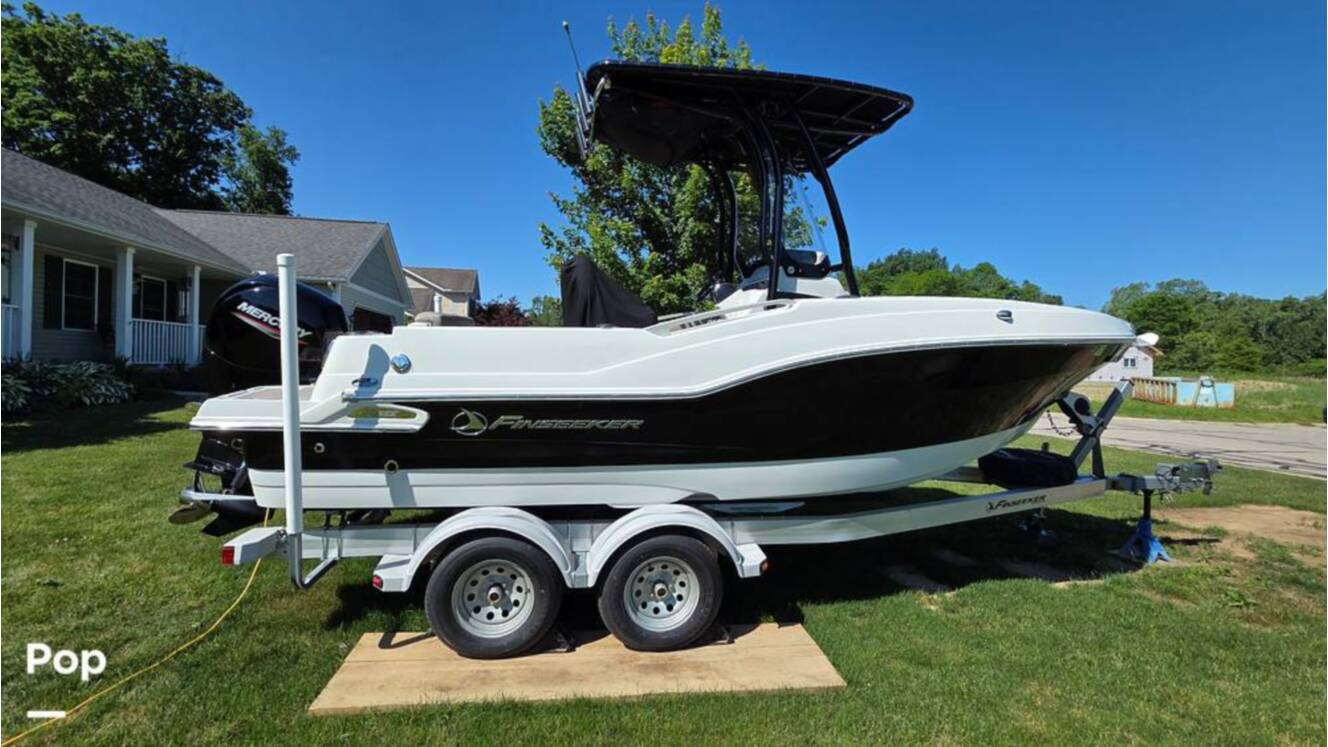 A photo of this 2021 Crownline Finseeker 200CC