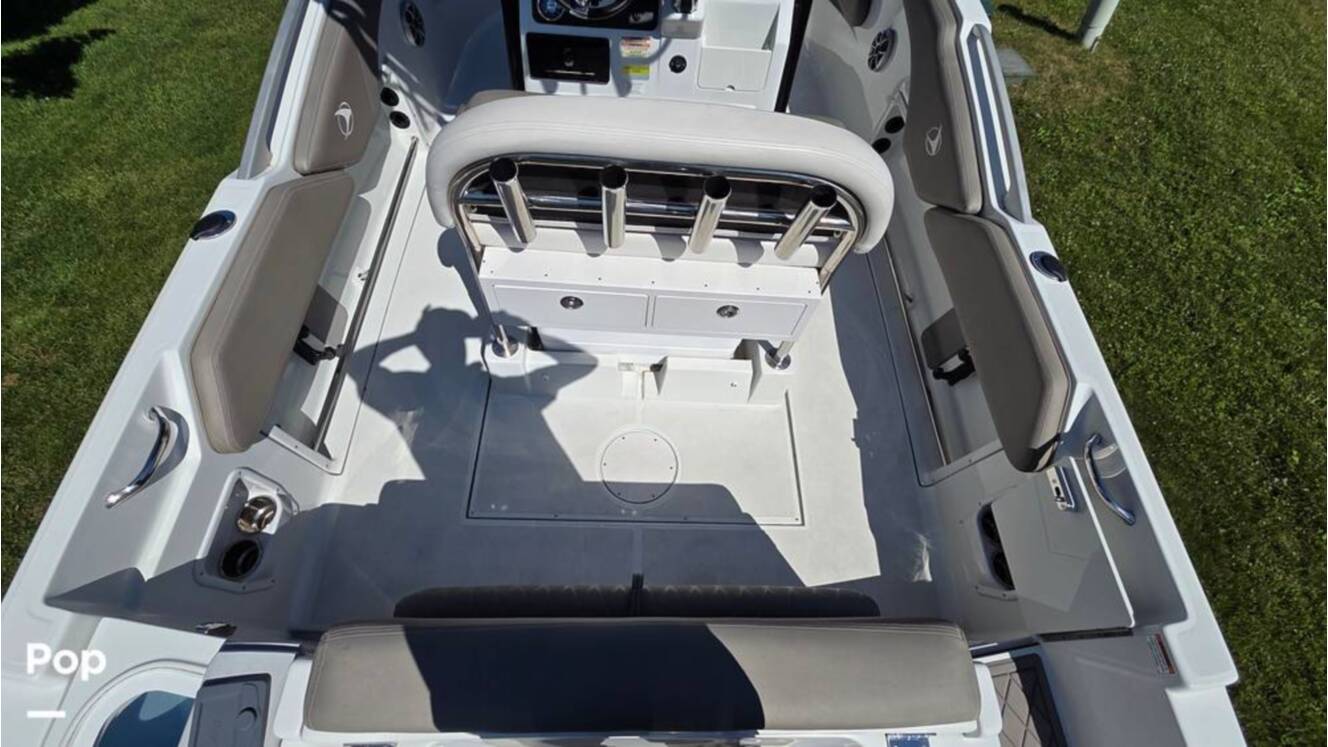 A photo of this 2021 Crownline Finseeker 200CC