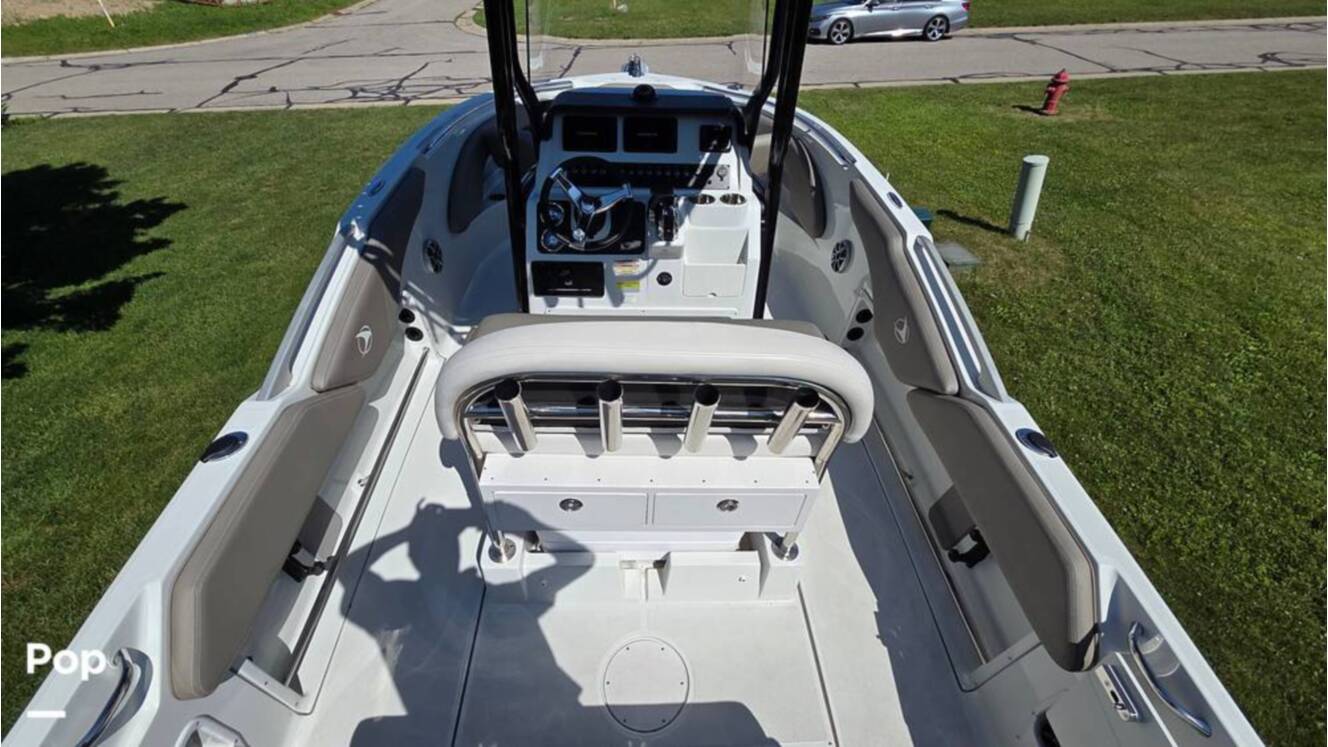 A photo of this 2021 Crownline Finseeker 200CC