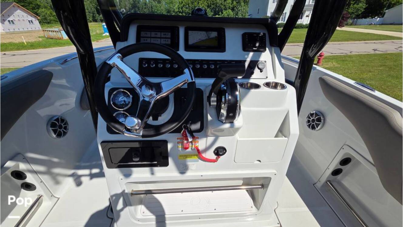 A photo of this 2021 Crownline Finseeker 200CC