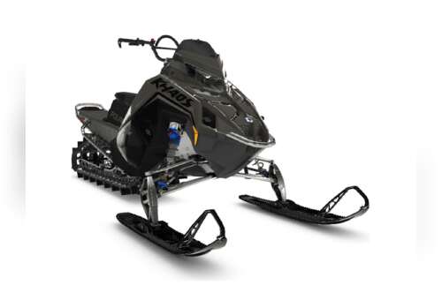 2025 PolarisĀ® 9R RMK KHAOS 155 Shadow Gray / Gloss Black in sioux falls SD
