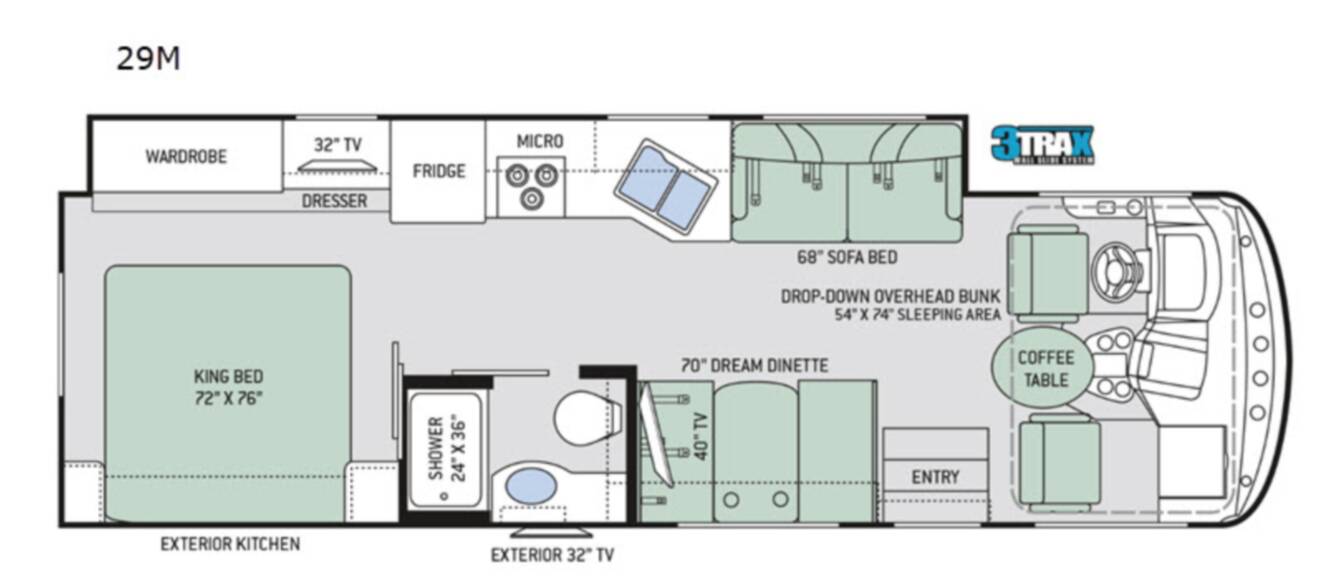 A photo of this 2019 Thor Motor Coach Windsport 29M