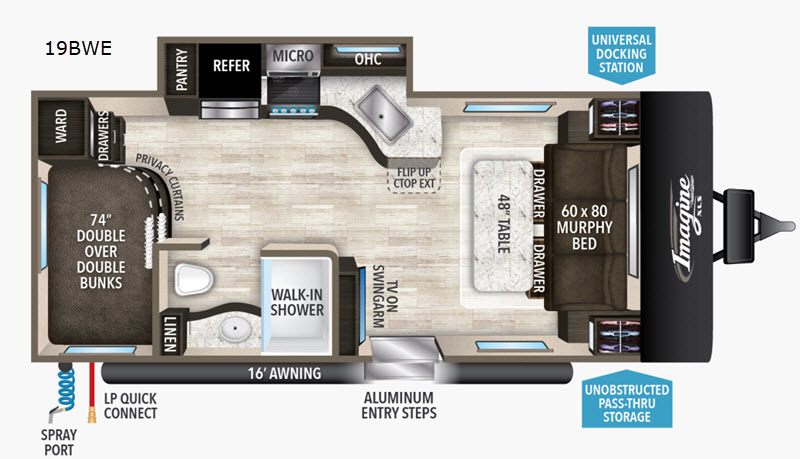 2019 Grand Design Imagine 19BWE RV