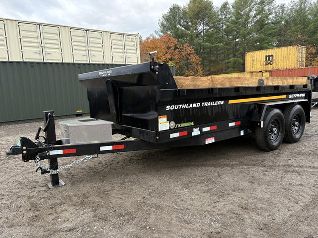 2026 SOUTHLAND 7X14 15.4K Dump Trailer W/ Spare Tire, & Toolbox in Turner, ME