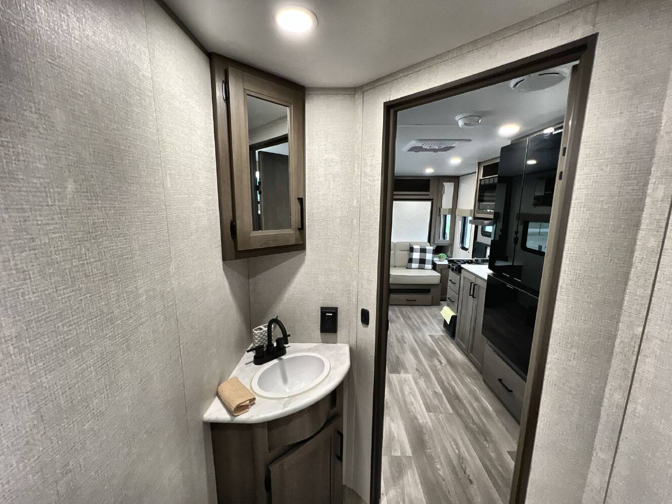 A photo of this 2026 Grand Design Transcend One 161BH