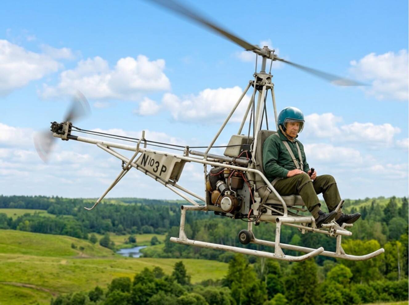 A photo of this 2026 Homebuilt Helicopter Building plans