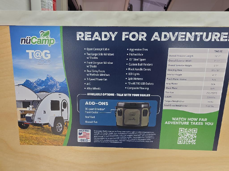2026 NUCAMP TAG XL SE