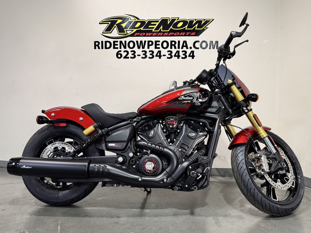 2026 Indian 101 Scout Sunset Red Metallic BASE in Peoria, AZ