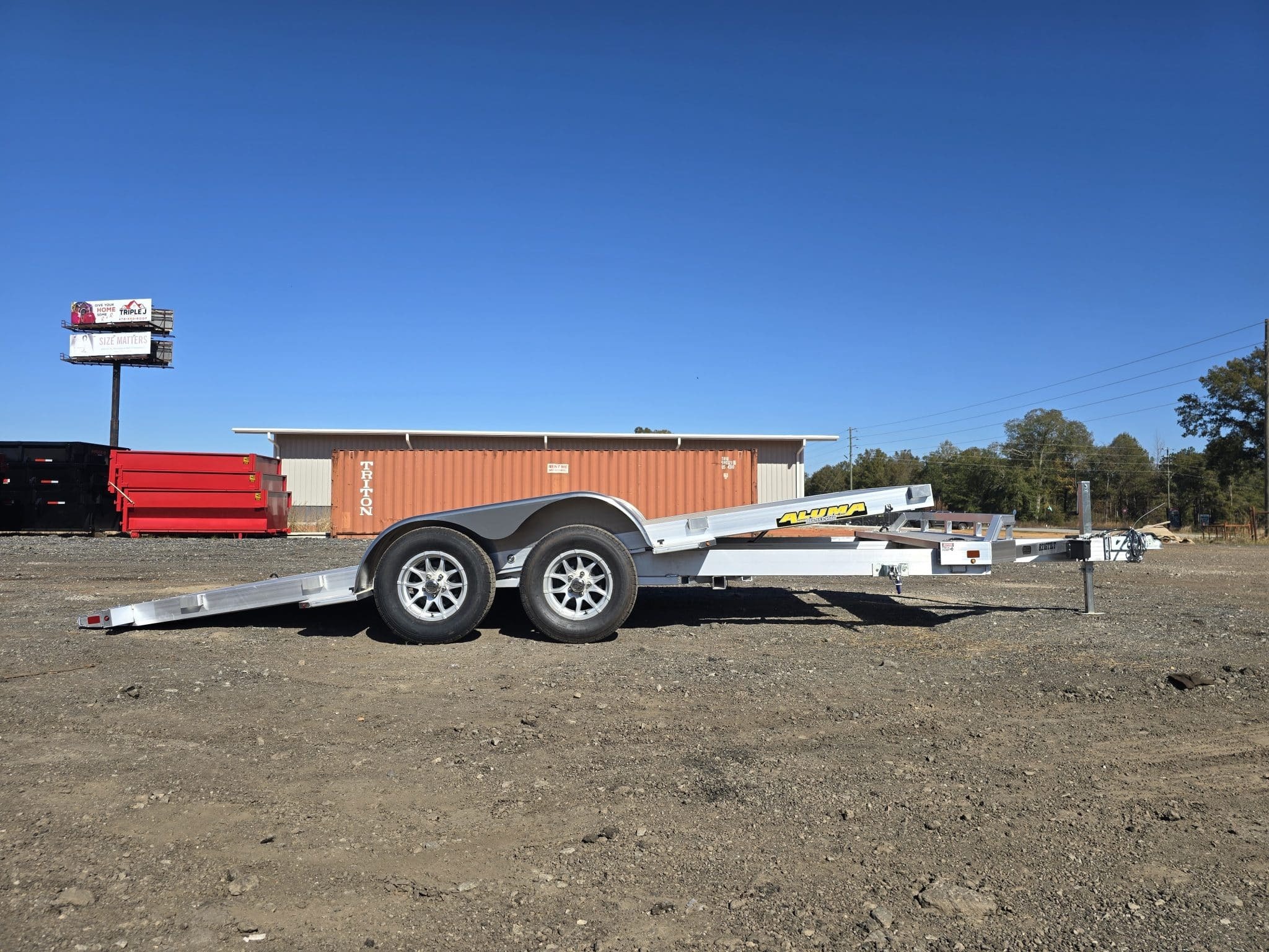 2026 ALUMA 8216 Tilt Aluminum Carhauler in Byron, GA