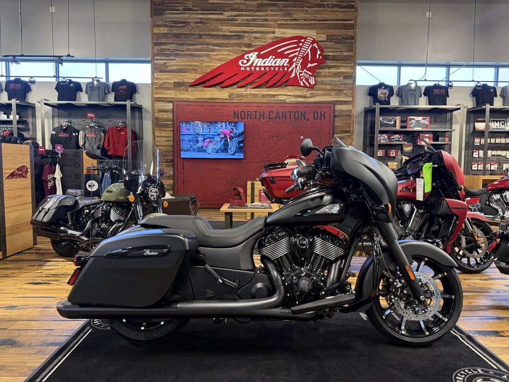 2026 Indian Motorcycle® Chieftain® Dark Horse® w/PowerBand Audio Black Smoke DARK HORSE WITH POWERBAND AUDIO PACKAGE in North Canton, OH