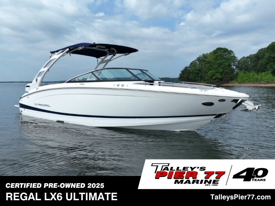 2025 Regal LX6 Ultimate Single Outboard Engine boat